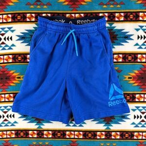 Reebok Shorts Kids Activewear Athletic Blue Drawstring Size‎ 6/7